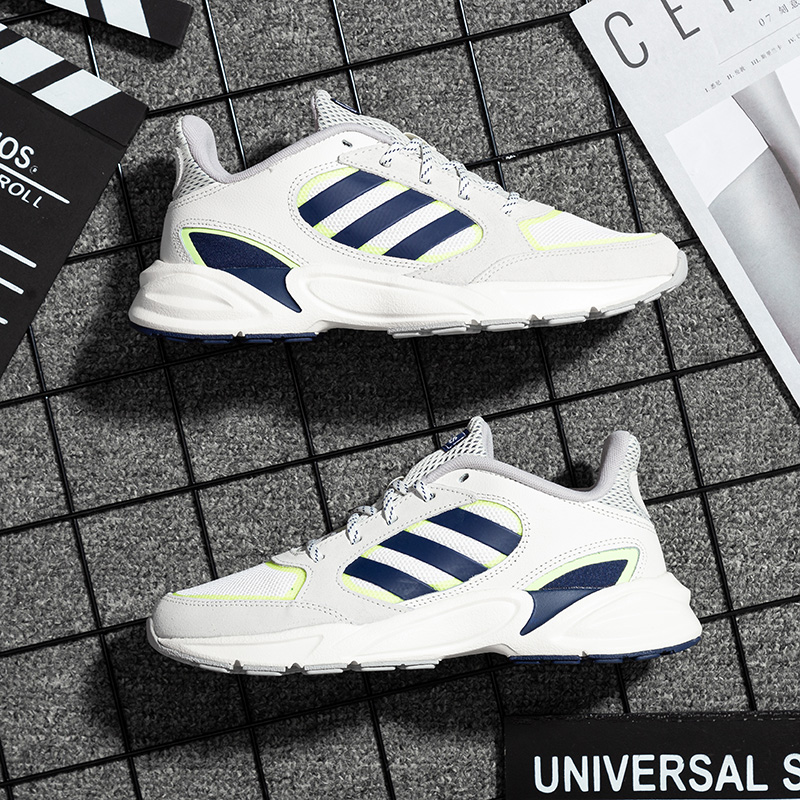 Adidas Men's Shoes Sports Shoes Men's Running Shoes 2019 Autumn/Winter New Genuine Running Shoes Casual Dad Shoes