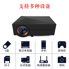 家用手机同屏投影仪微型便携式led投影机高清小型家庭影院无线wifi1080宿舍家庭影院无屏电视 乐佳达新款