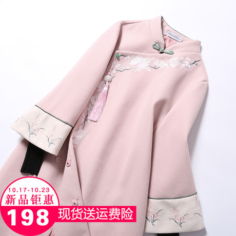 樱花汉服女中国风唐装复古风民国中式女装古风日常装改良旗袍古装商品大图