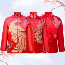 纯棉去世送老寿服送终用品丧葬衣服套装寿衣男全套现代装老人白事