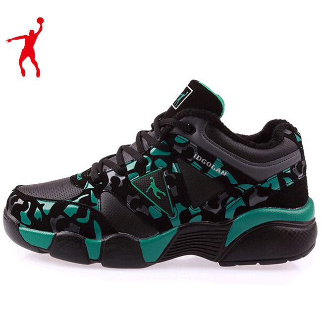 Summer Jordan Gran Men's Running Shoes Plush Sport Gobang Running Warm High Top Couple Men's Shoes Women's Shoes Camo