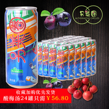 24罐西安特产非酸梅粉勾兑 另类圈酸梅汤乌梅汁网红热词饮料310ml