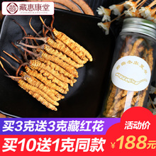 【买3送3】西藏那曲冬虫夏草正品4根/克野生高海拔干虫草礼盒装