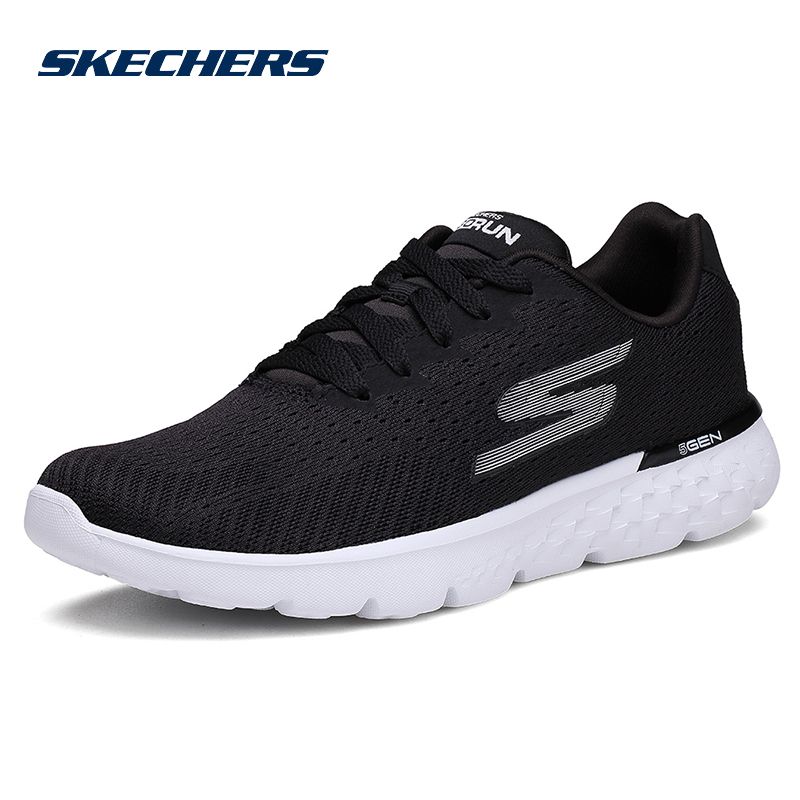 Skechers Women's Shoes Spring 2019 10th Anniversary Running Shoes Black Mesh Sneakers Casual Shoes