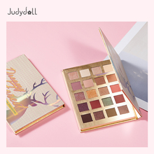 Judydoll橘朵二十色森林眼影盘闪耀亮片网红款混搭橘棕色