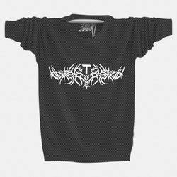 长袖t恤男装加肥加大码秋衣外穿纯棉圆领胖子肥佬打底衫韩版运动