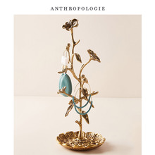 梔子花造型首飾收納架 飾擺件 美國進口裝 創意個性 Anthropologie