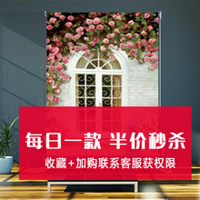 每日半价秒杀 卷帘窗帘成品当天发货和薄款 半遮光样品