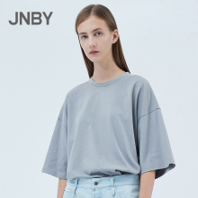商场同款 江南布衣2019夏新品 中袖 JNBY 宽松T恤女5J3611440