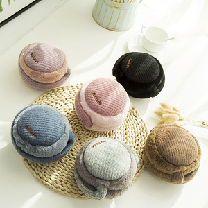 冬季创意汉堡耳罩可伸缩