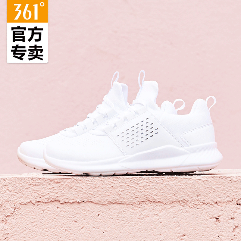 361 Women's Shoes 2019 Autumn New Sports Shoes Retro Running Shoes 361 Degree High Elasticity Casual Running Shoes Sports Shoes Women