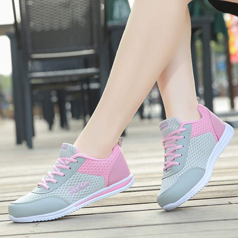 Jordan 2019 New Women's Shoes Summer Mesh Mesh Breathable Sports Shoes Women's Korean Lightweight Running and Tourism Shoes Women's