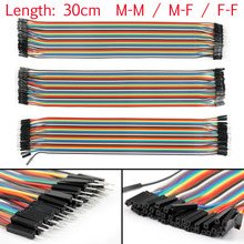 For Wire 40Pcs Jumper 30cm Cables Dupont