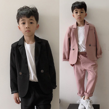 韩版 儿童小西服套装 套装 童装 男童西装 2019春季新品 花童帅气礼服