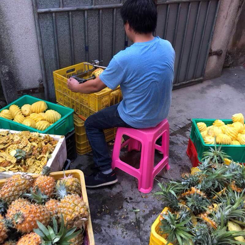 萝刀削皮器不锈钢削菠萝神器开菠萝神器自动去