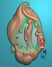 精雕图 悟道悟禅 无相佛 浮雕玉雕电脑雕刻JDP无相佛8765落伍精雕