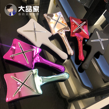 流行德国ikoo直发梳按摩美发梳X热风造型扁梳子防静电柔顺 大品家