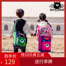Wing小恶魔儿童斜挎包琴谱柏补习背包手拎包画画包 韩国Devil