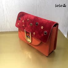 迪桑娜2017秋季新品 单肩斜挎牛皮女包8173A73325R09 G03