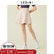 乐町2018年新款ins超火港味百搭时尚潮流复古A字短裙chic女半身裙图片