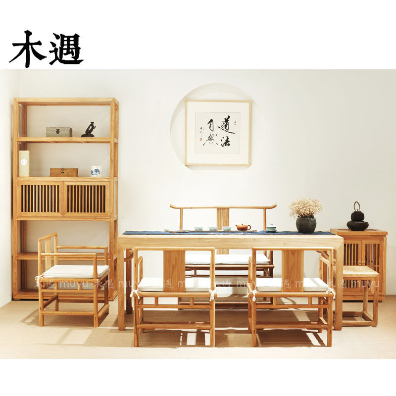新中式家具榆木,榆木家具中式,新中式家具新款_大山谷图库
