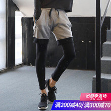 冬季跑步提臀线帅气潮健身日常五分裤 修妈抓绒温暖休闲运动短裤
