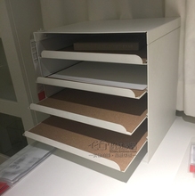 宜家 克维索 信盘 桌面文件柜4层可拉出(32x25x32cm) 国内代购