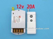 正实12v20A无线遥控开关12v入12伏出车用油泵水泵电磁阀电机电器