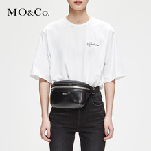 MOCO2018秋季新品套头圆领个性印花图案T恤 MT183TEE201摩安珂图片
