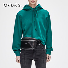 MOCO2018秋季新品字母印花连帽纯棉卫衣MT183SWS202 摩安珂图片