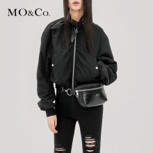 MOCO2018秋季新品尖角翻领棒球衣外套MA183JKT107 摩安珂图片
