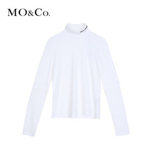 MOCO2018冬季新品字母高领打底针织衫MA184TEE230 摩安珂图片