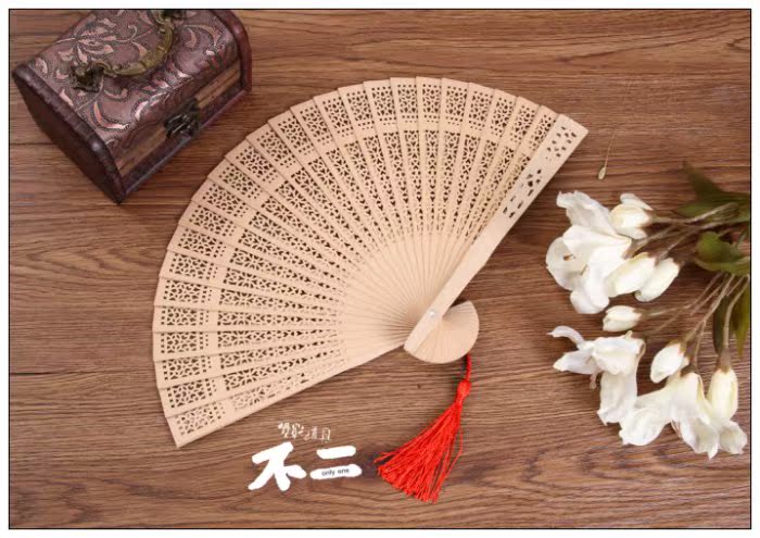 仿古美人扇 古装拍摄折扇装饰扇子影视道具 服