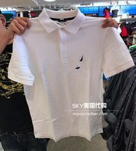 Nautica诺帝卡男士 版POLO衫 纯色经典 美国正品 短袖 限时特价 T恤