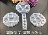 高透硅胶模具 水晶滴胶硅胶模具DIY水晶滴胶 半球模具系列