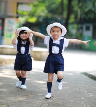 JK童装 特殊背带裤 套装 婴儿儿童 日本幼稚园幼儿园班服小学校服