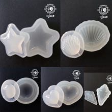 星星 雪花 贝壳 水晶滴胶 空心流沙模具 uv树脂胶 miss小晨diy