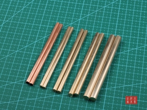 红木配套黄铜棒黄铜条圆棒黄铜插销黄铜料长度100mm5种规格可选