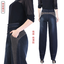 牛仔灯笼裤 时尚 休闲宽松萝卜裤 高腰显瘦 热卖 长裤 秋装 个性 女裤 新款