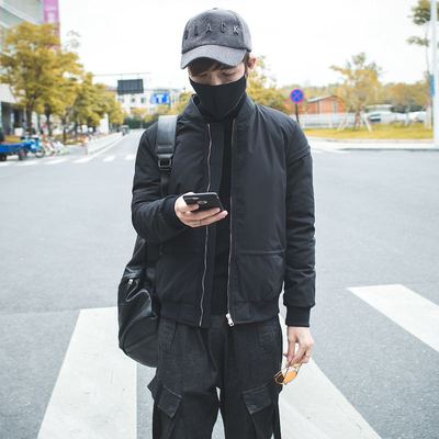 2017年冬装新款潮男短款加厚羽绒服男外套男大码男款休闲外套男潮