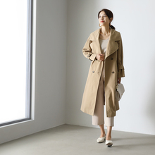 索菲丝尔风衣女中长款2018秋新款女装显瘦腰带收腰港风chin外套潮图片