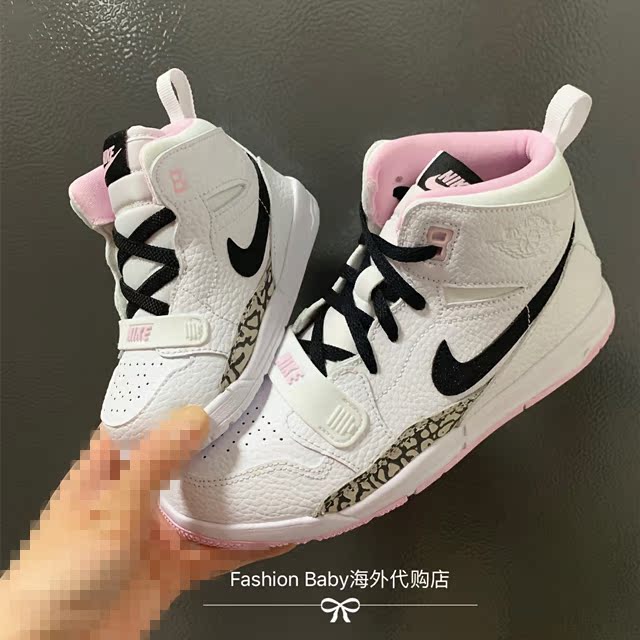 美代新款Jordan Legacy 312童鞋 男女童运动鞋  aj魔术贴篮球鞋