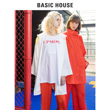 Basichouse/百家好2018夏季新款连衣裙字母印花时尚裙子HSOP321R图片
