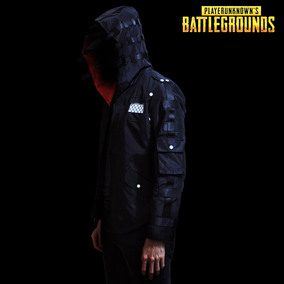 绝地求生衣服刺客信条同款带帽外套白色衣服黑