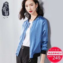 梵希蔓秋季外套女韩版2018新款长袖小夹克女短款休闲时尚棒球服女图片