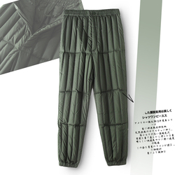 中老年羽绒裤男特价内胆高腰加厚冬棉裤内外穿羽绒裤男装K00710