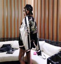 2019流行刺绣棒球服女春秋宽松韩版 学生bf风原宿夹克两面穿外套潮