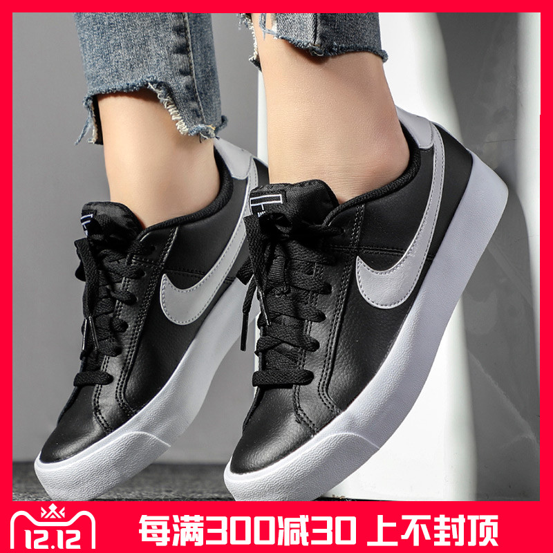 NIKE Women's Shoe 2019 Autumn New COURT Trendy Low Top Durable Casual Sports Board Shoe AO2810-001