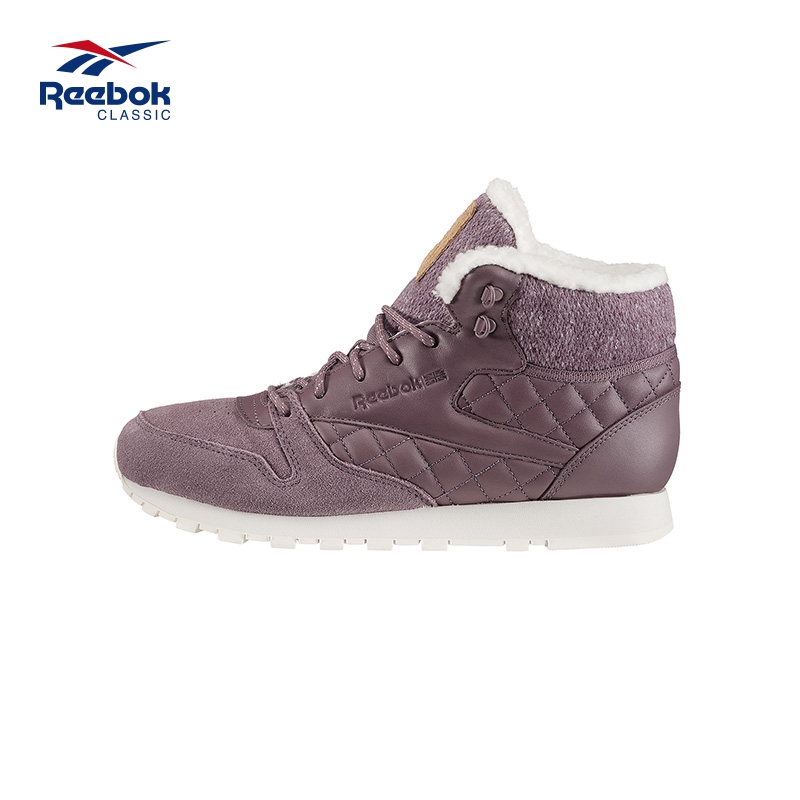 Reebok Official CL LTHR ARCTIC BOOT Women's Mid Top Classic Casual Running Shoe EGJ86