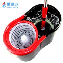 拖把旋转免手洗干湿两用甩水旋转双驱动家用不锈钢拖布自动墩布桶